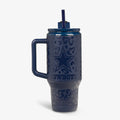 NFL 32 Oz Leopard Flip ‘n’ Sip Travel Mug G6 - Cowboys - Product View