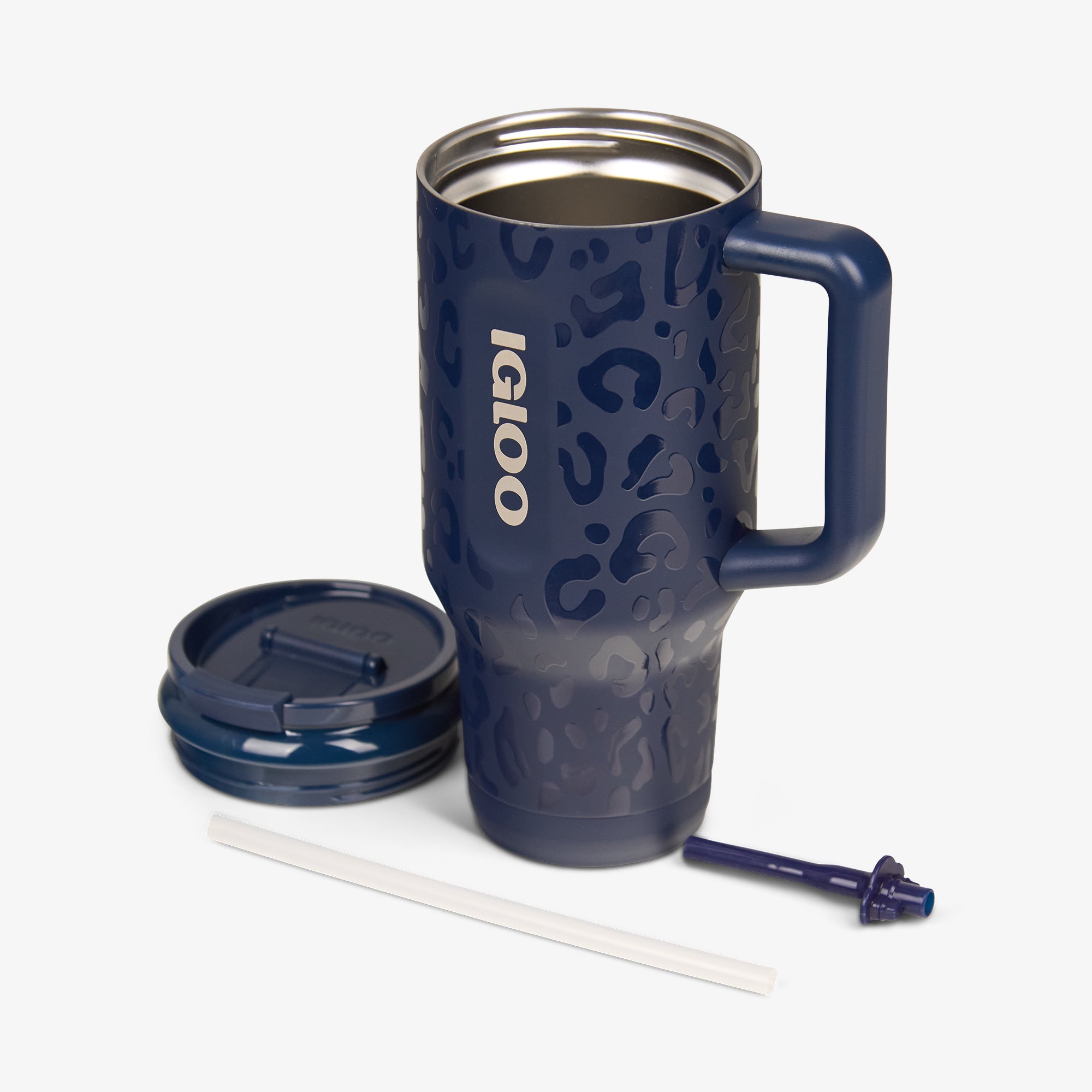 NFL 32 Oz Leopard Flip ‘n’ Sip Travel Mug G6 - Cowboys - Product View