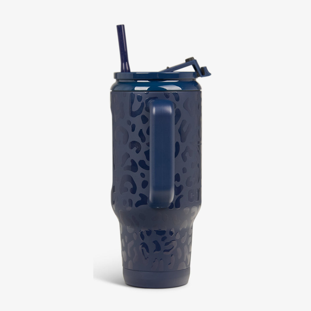 NFL 32 Oz Leopard Flip ‘n’ Sip Travel Mug G6 - Cowboys - Product View