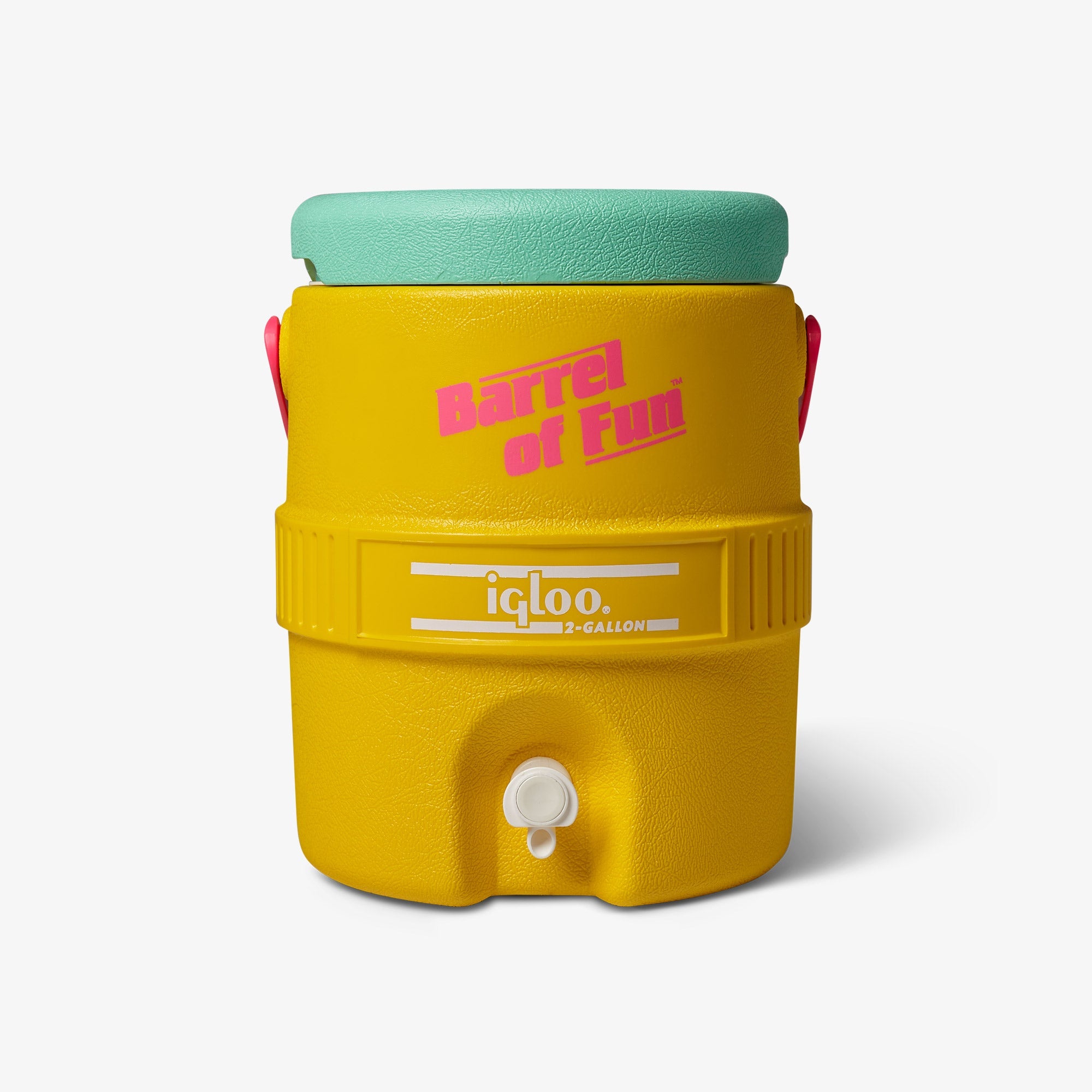 Retro Barrel of Fun 2 Gallon Jug I4 - Yellow - Product View