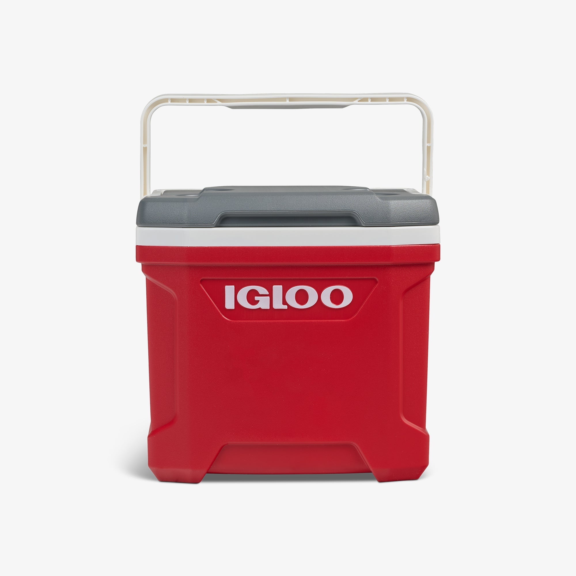 Latitude 16 Qt Cooler O0 - Red - Strap View