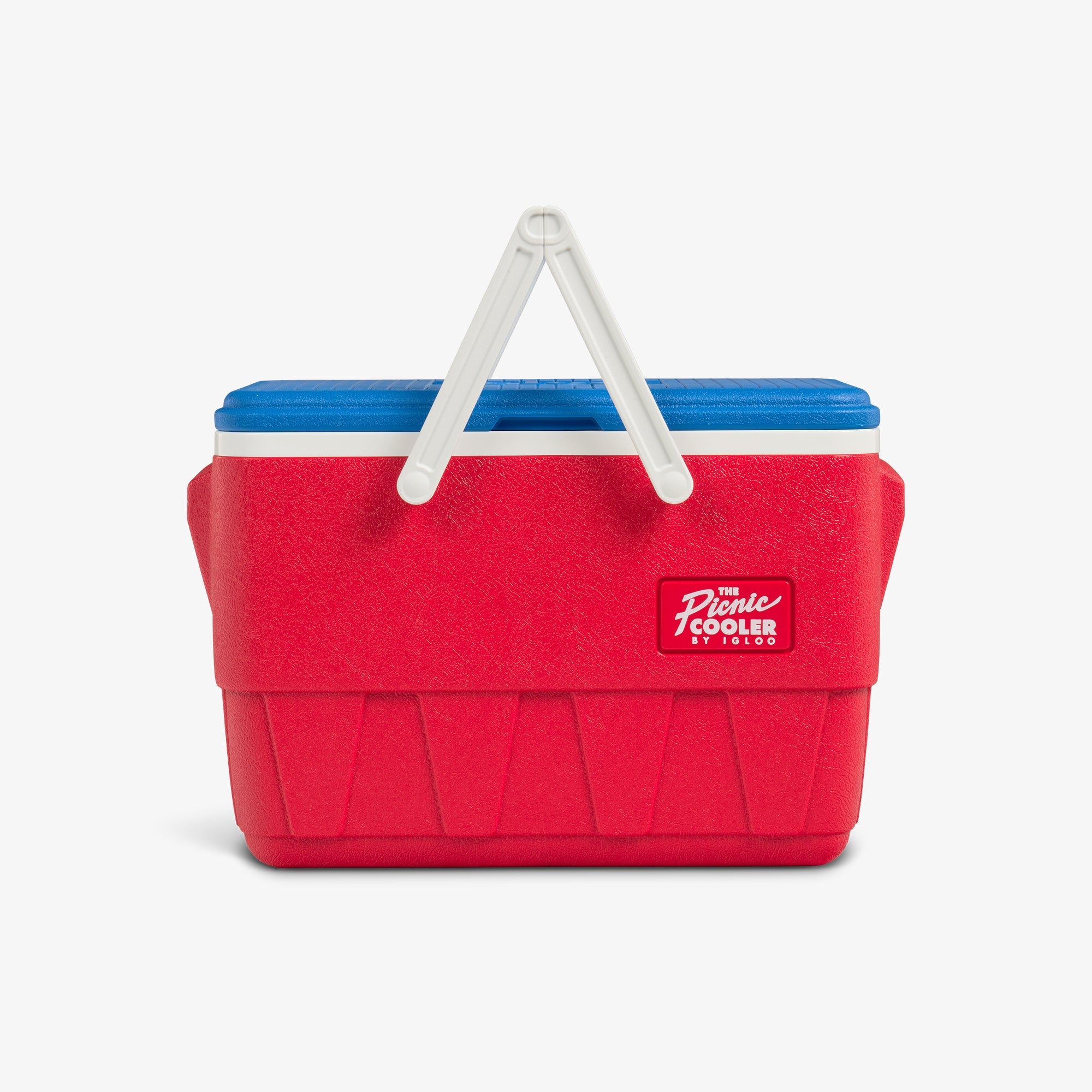 Retro Picnic Basket 25 Qt Cooler E5 - Americana - Strap View