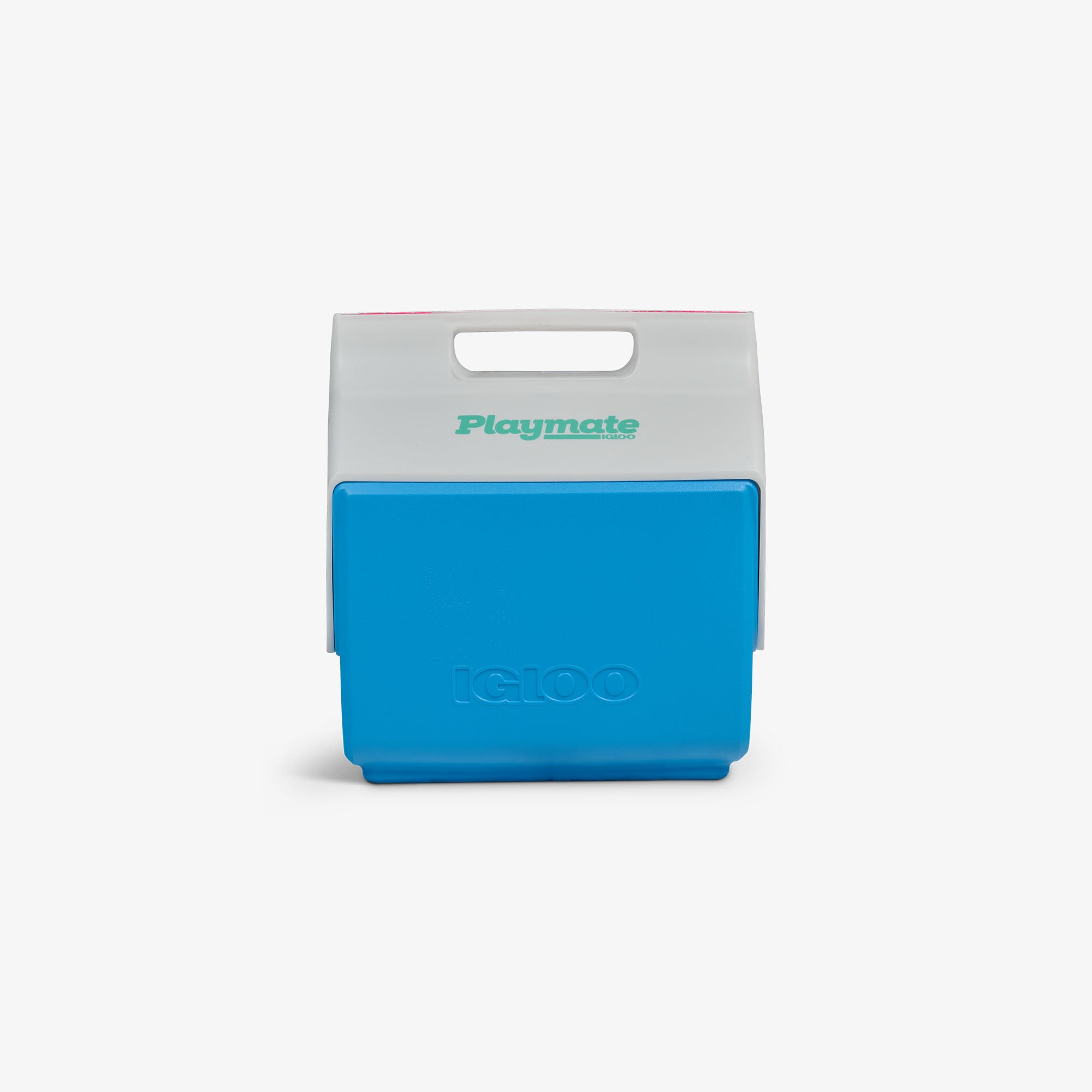Retro Little Playmate 7 Qt Cooler G7 - Carolina Blue - Front View