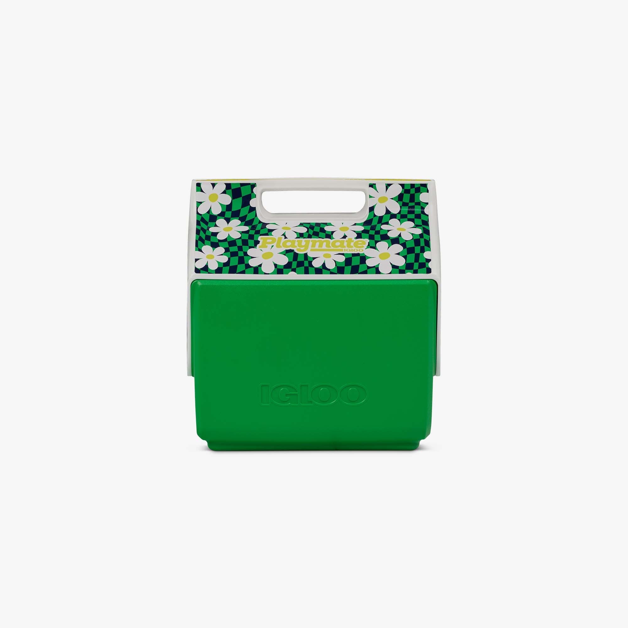 Retro Little Playmate 7 Qt Cooler G7 - Psychedelic Daisy - Front View