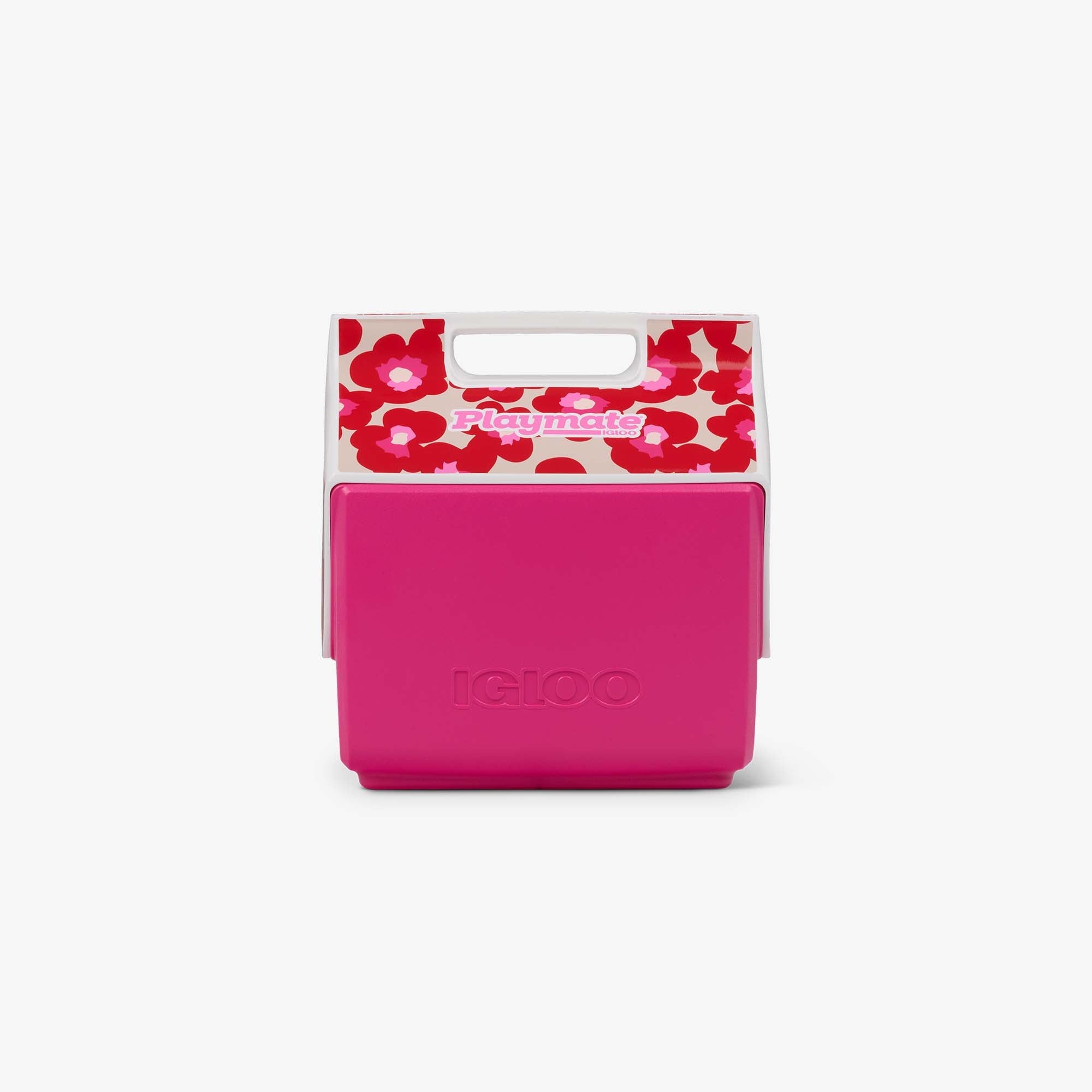 Retro Little Playmate 7 Qt Cooler G7 - Mod Floral - Front View