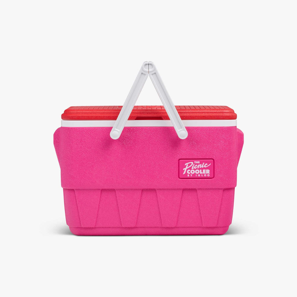 Retro Picnic Basket 25 Qt Cooler E5 - Tutti Frutti - Front View