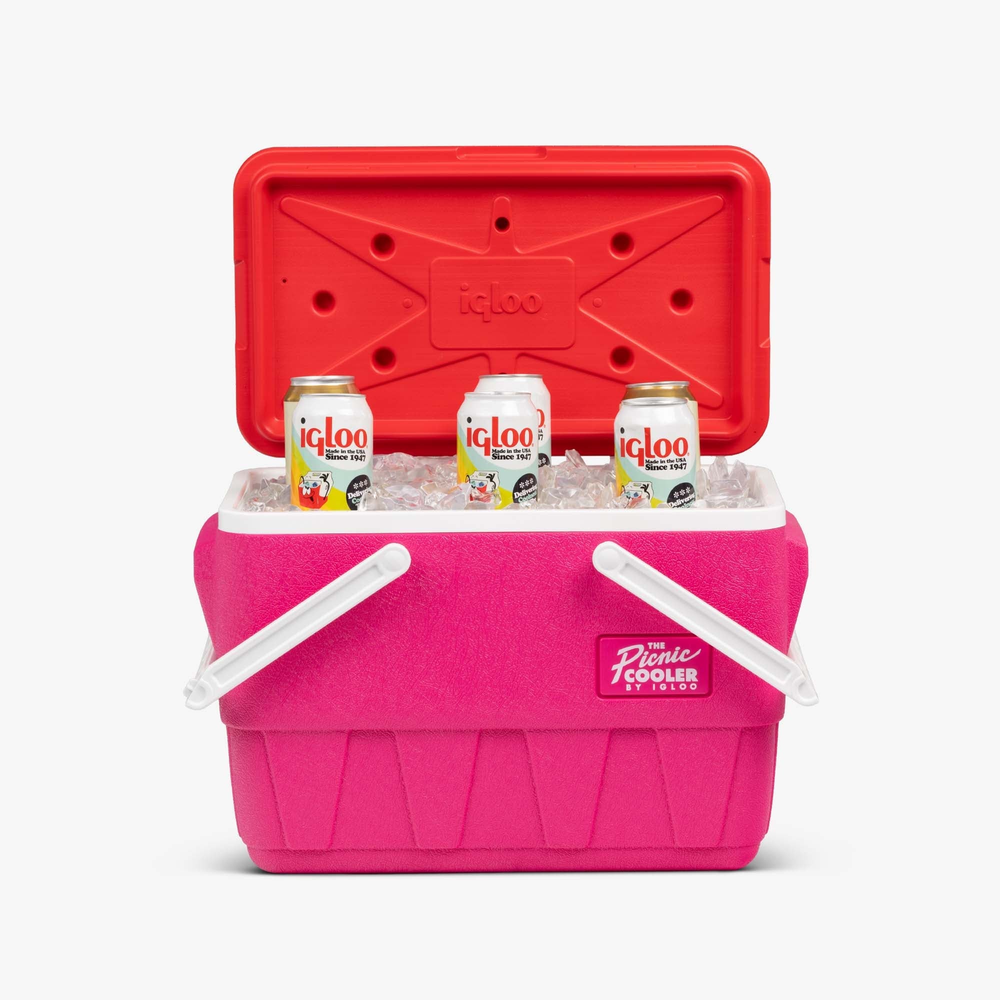 Retro Picnic Basket 25 Qt Cooler E5 - Tutti Frutti - Product View