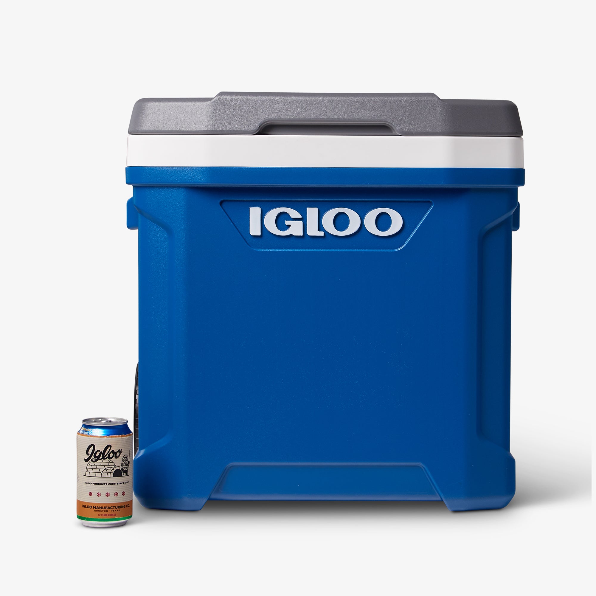 Latitude 60 Qt Roller Cooler F2 - Blue - Size View