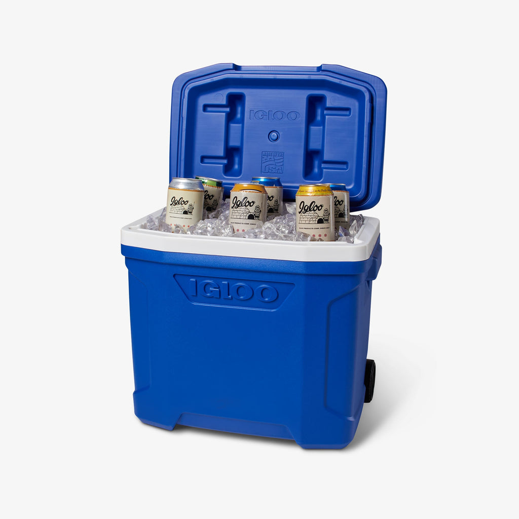 Profile II 28 Qt Roller Cooler W0 - Majestic Blue - Product View