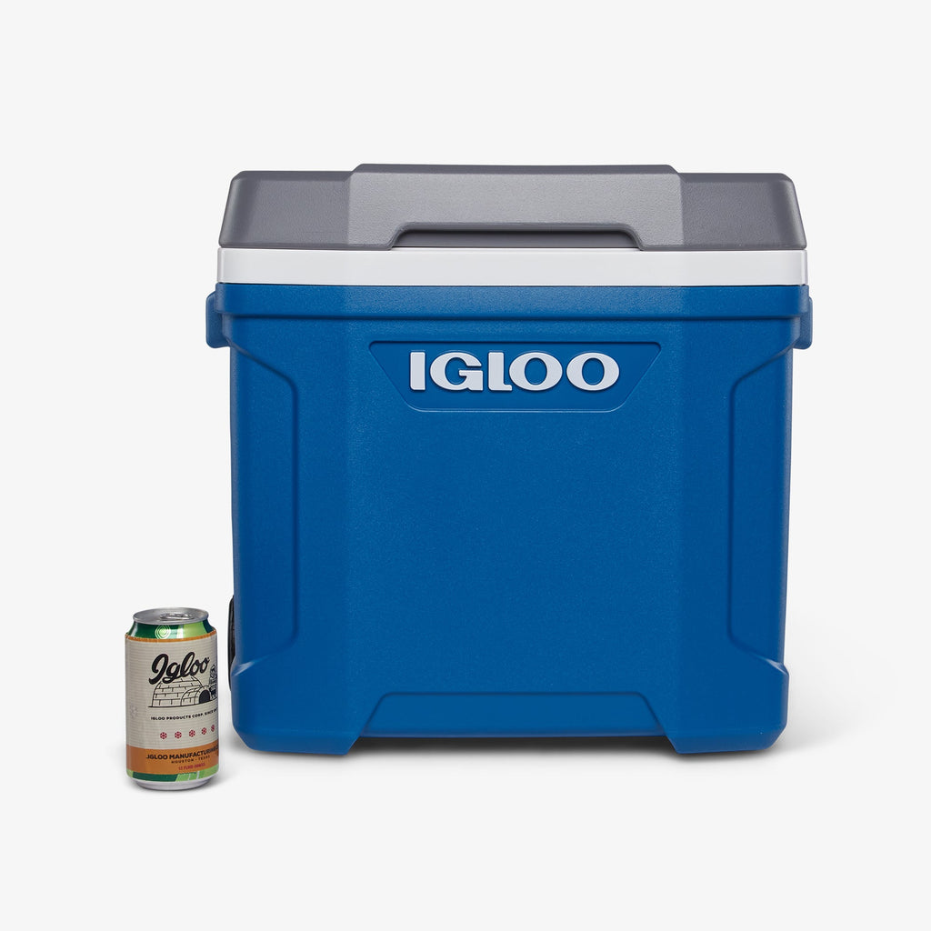 Latitude 30 Qt Roller Cooler N8 - Blue - Size View