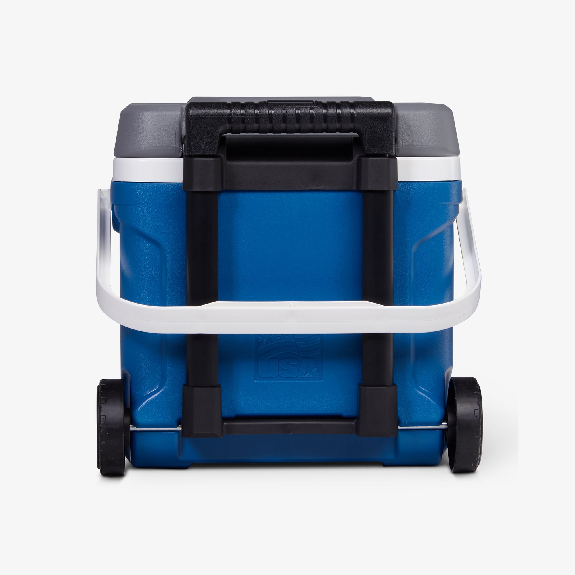 Latitude 16 Qt Roller Cooler C0 - Blue - Back View