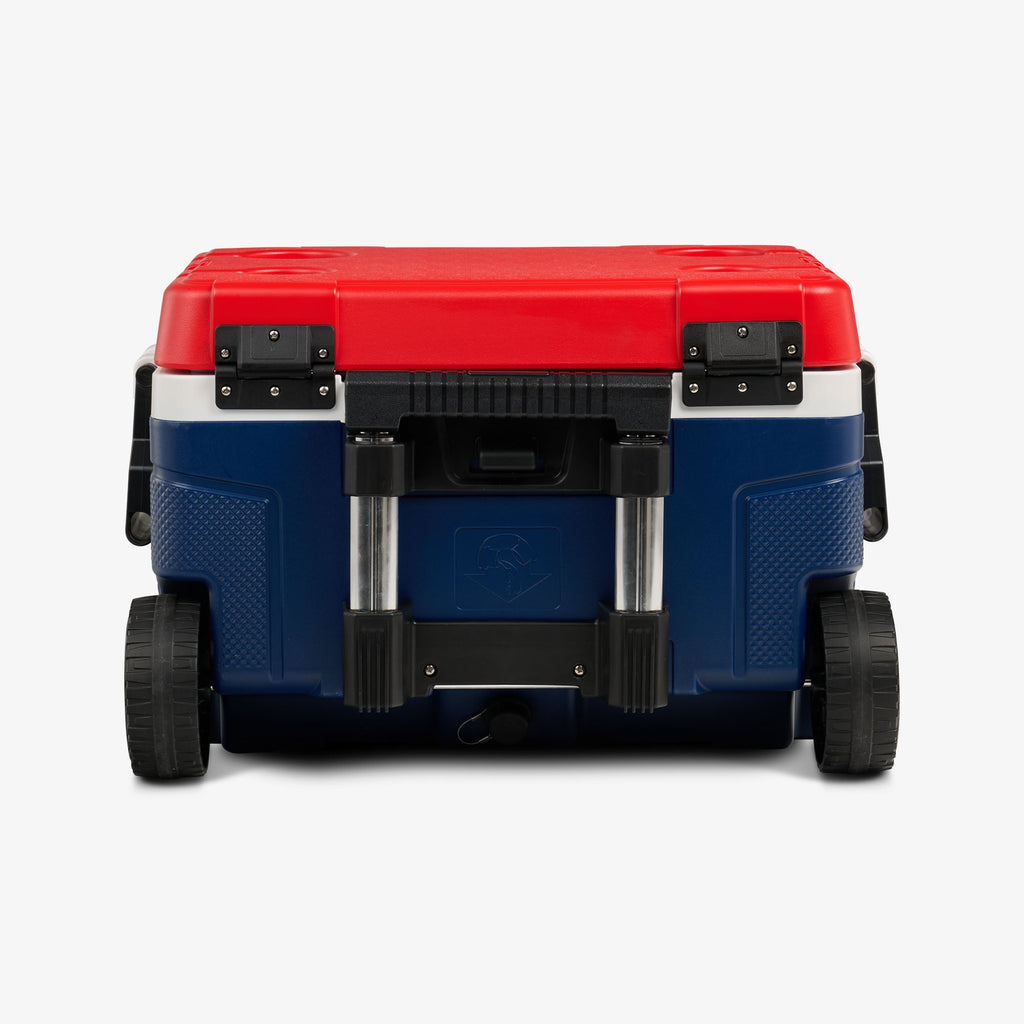 Trailmate® 52 Qt Roller Cooler P9 - Americana - Back View