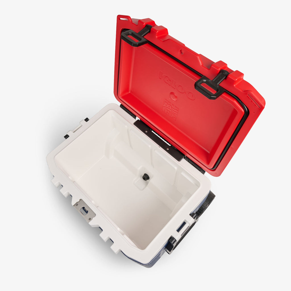 Trailmate® 52 Qt Roller Cooler P9 - Americana - Open View