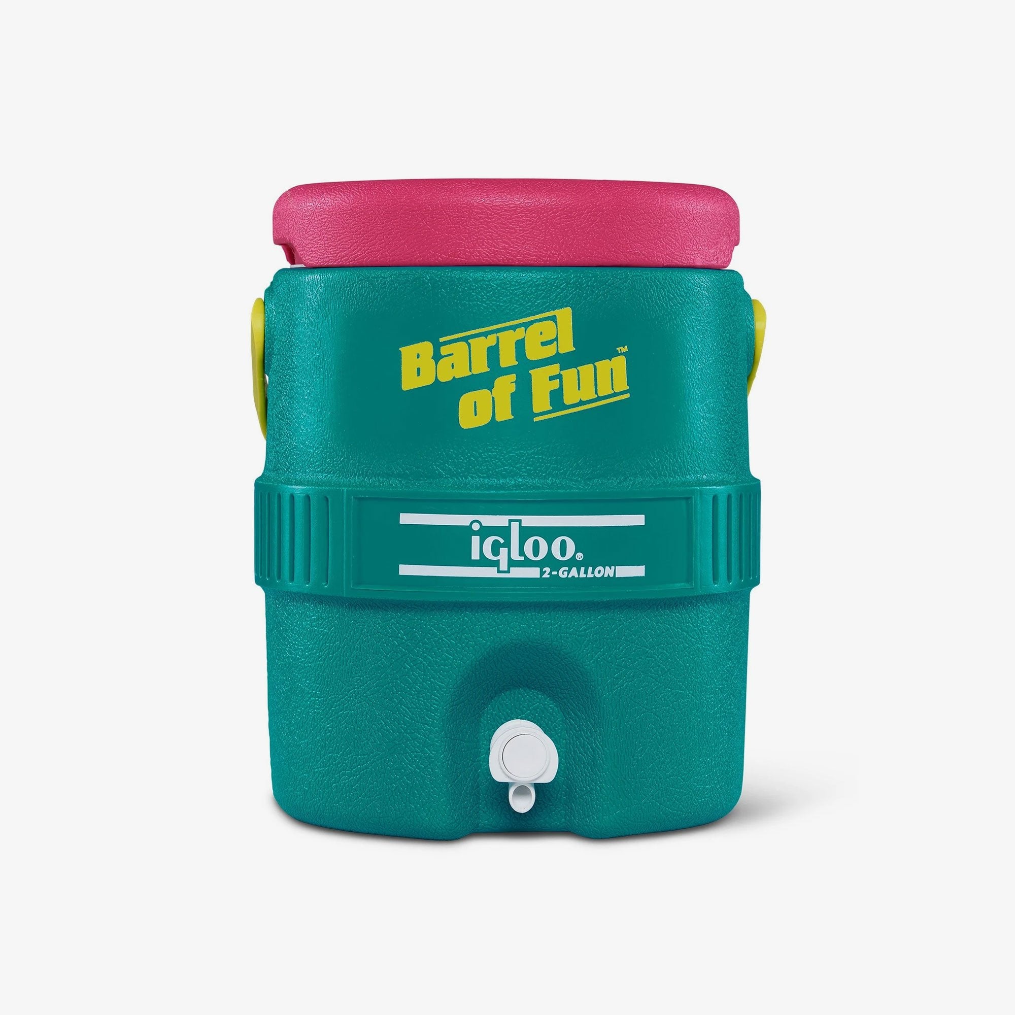 Retro Barrel of Fun 2 Gallon Jug I4 - Jade - Product View