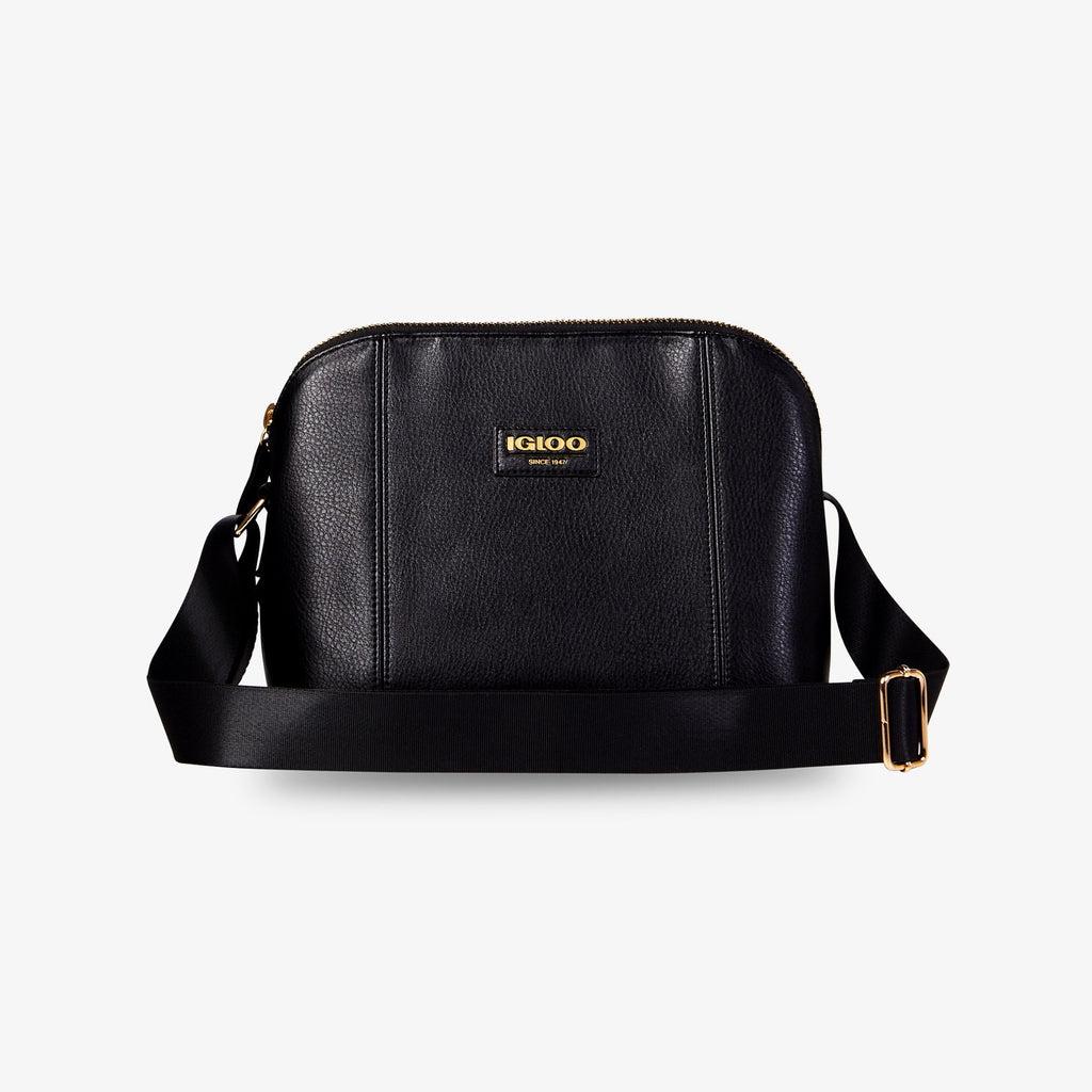 Igloo Luxe® Crossbody Cooler Bag C8 - Black - Front View