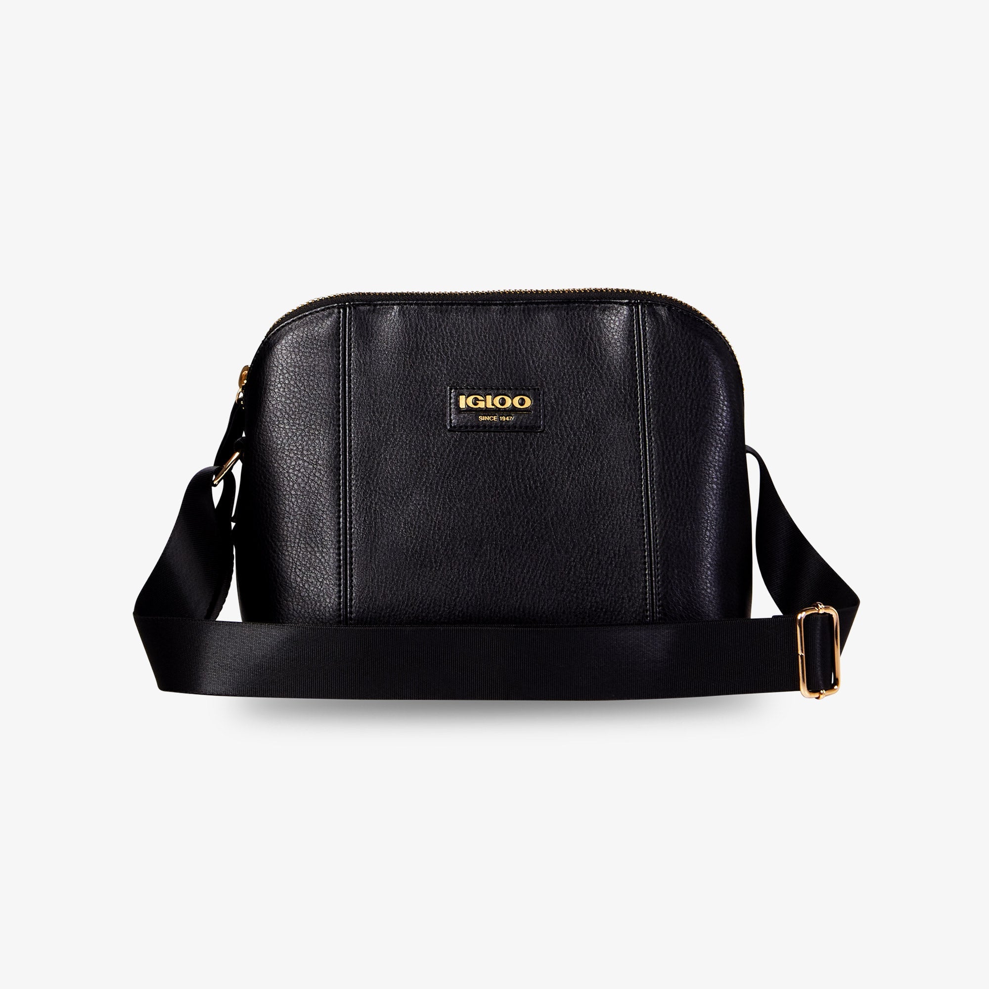 Igloo Luxe® Crossbody Cooler Bag C8 - Black - Front View