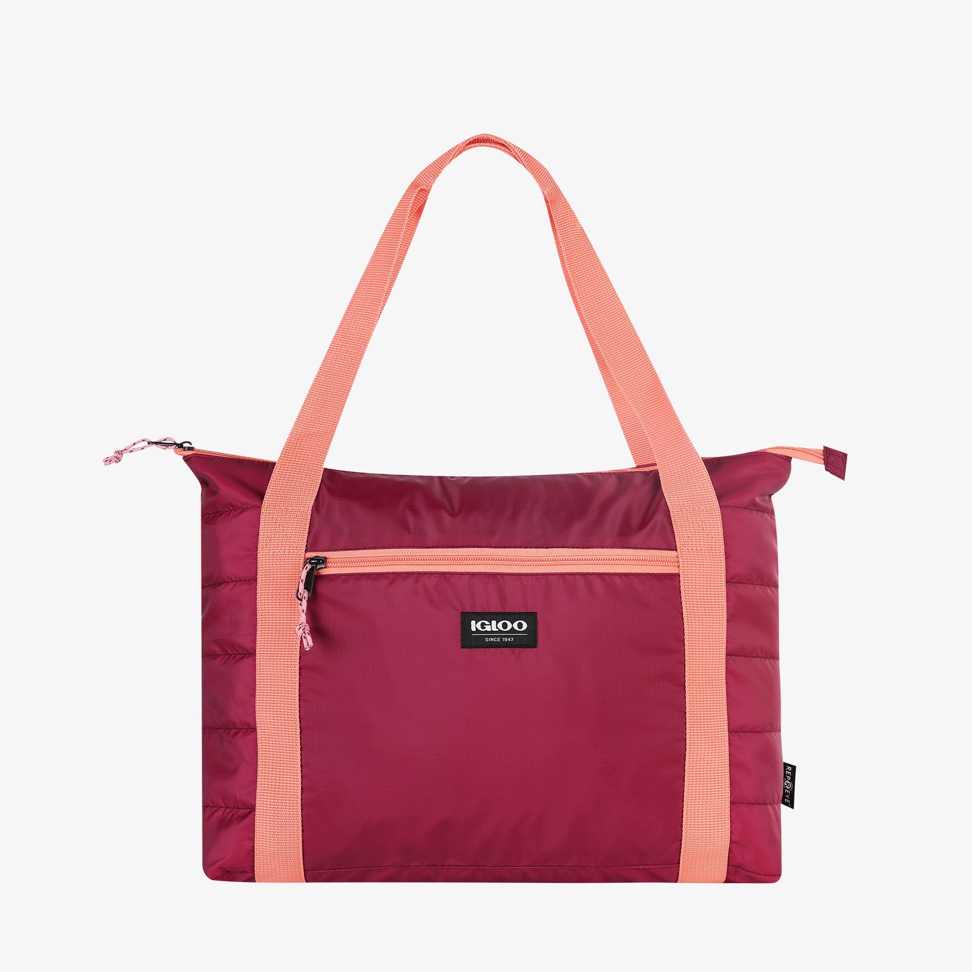 Packable Puffer 20-Can Cooler Bag R2 - Magenta - Product View