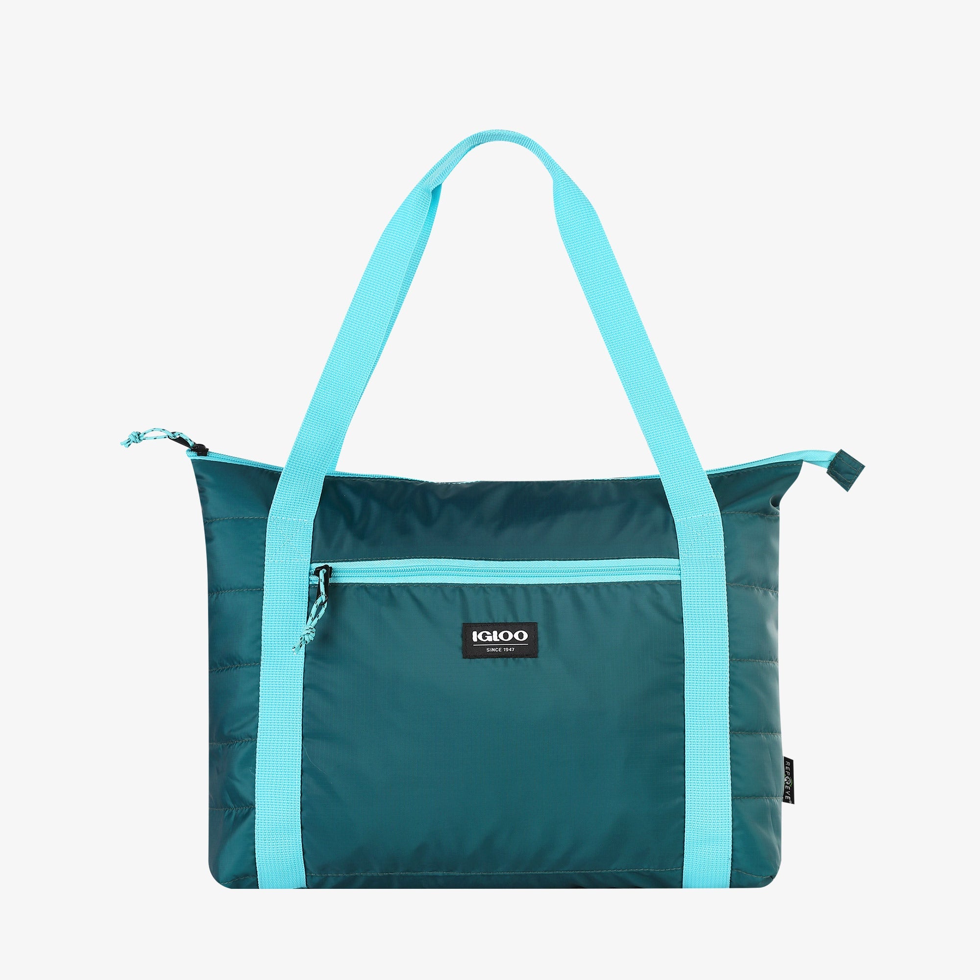 Packable Puffer 20-Can Cooler Bag R2 - Teal - Product View