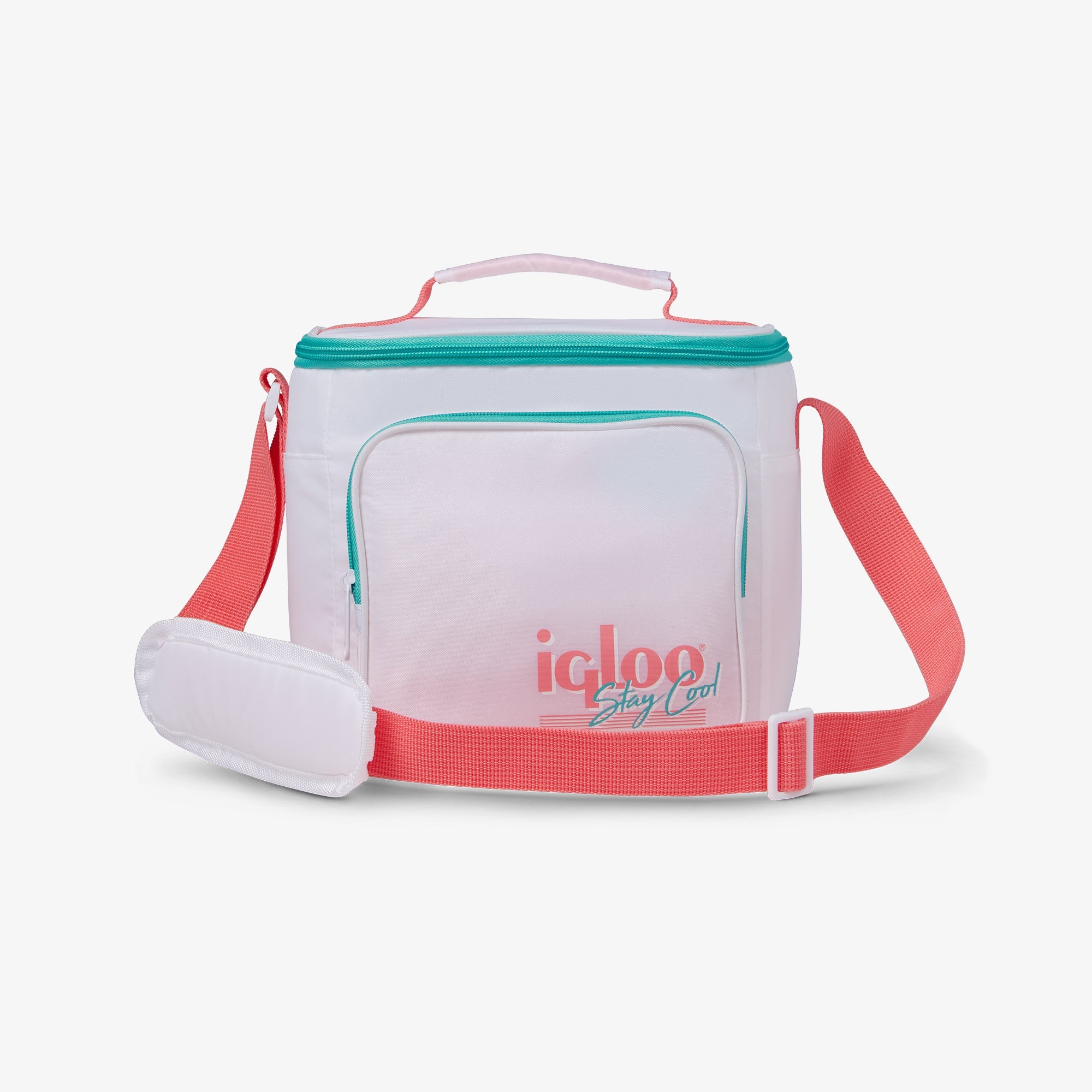 Retro Square Lunch Bag S4 - White - Product View