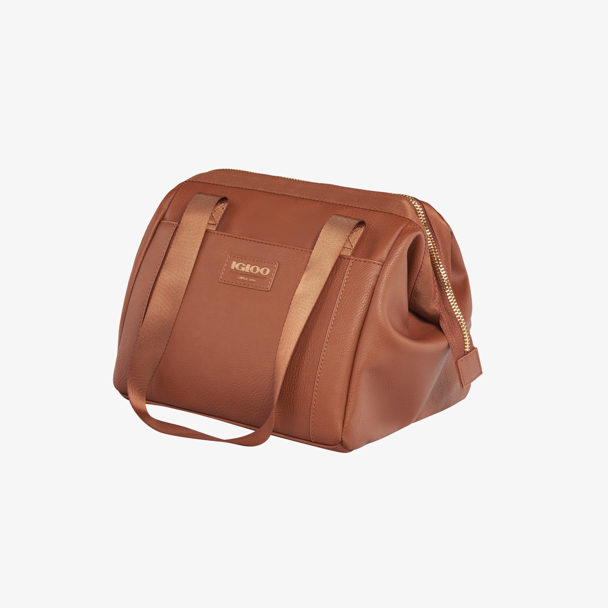 Igloo Luxe® Lunch Tote Cooler Bag J8 - Cognac - Product View