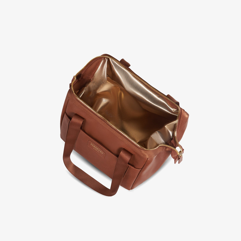 Igloo Luxe® Lunch Tote Cooler Bag J8 - Cognac - Product View