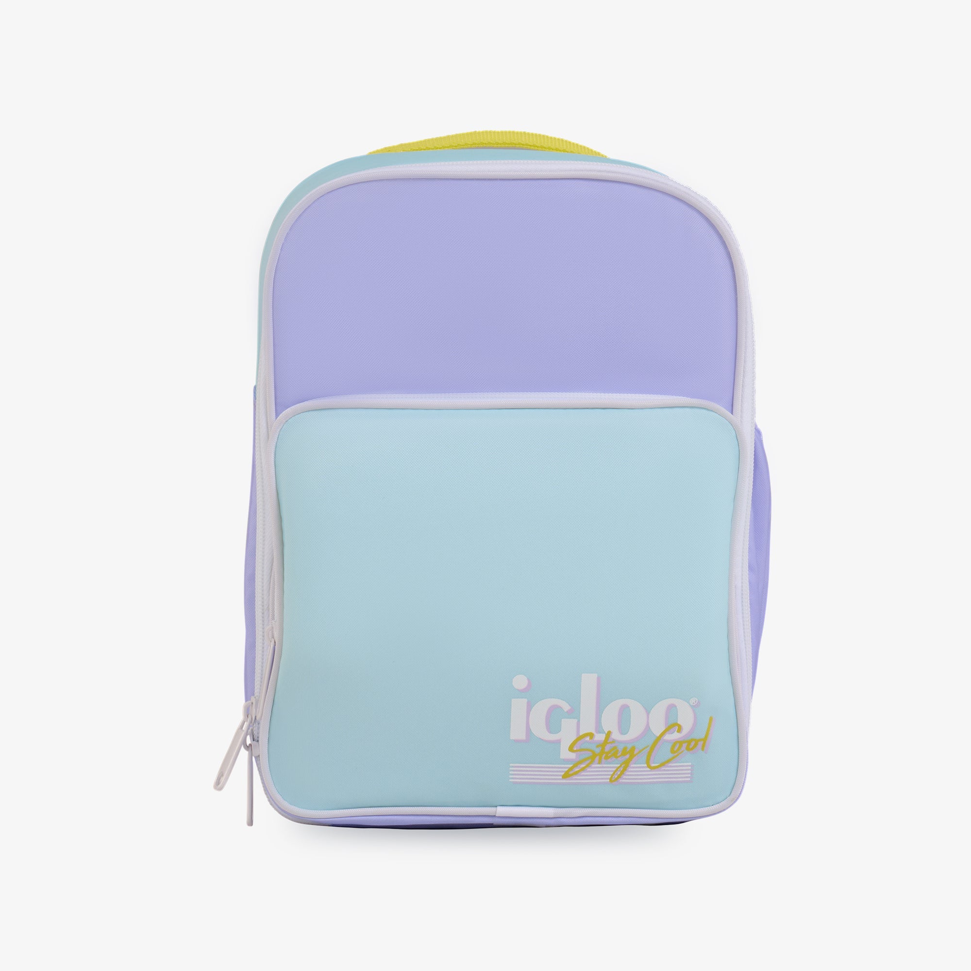 Retro Mini Convertible Backpack D6 - Lilac - Front View