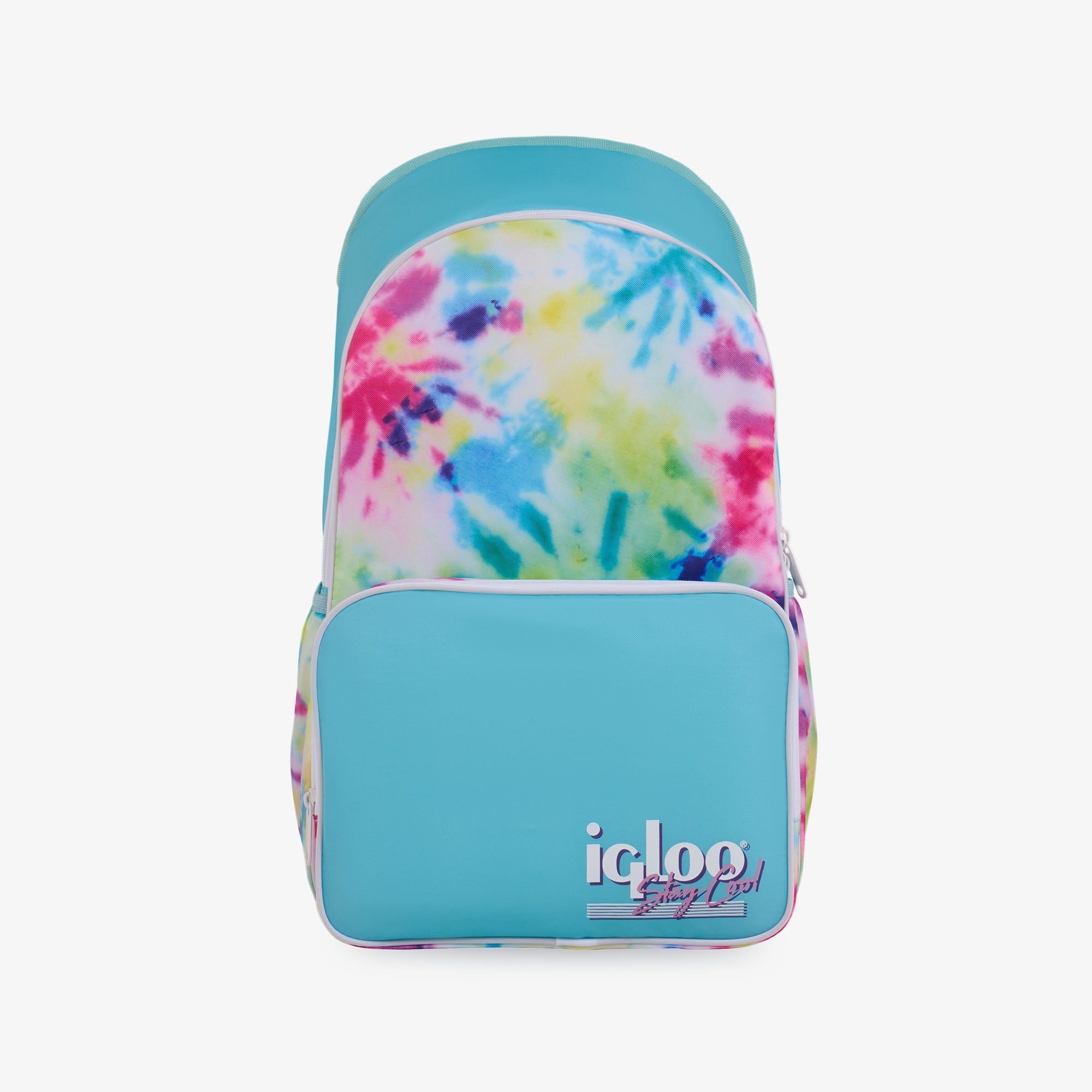 Retro Backpack Cooler K0 - Tie-Dye - Front View