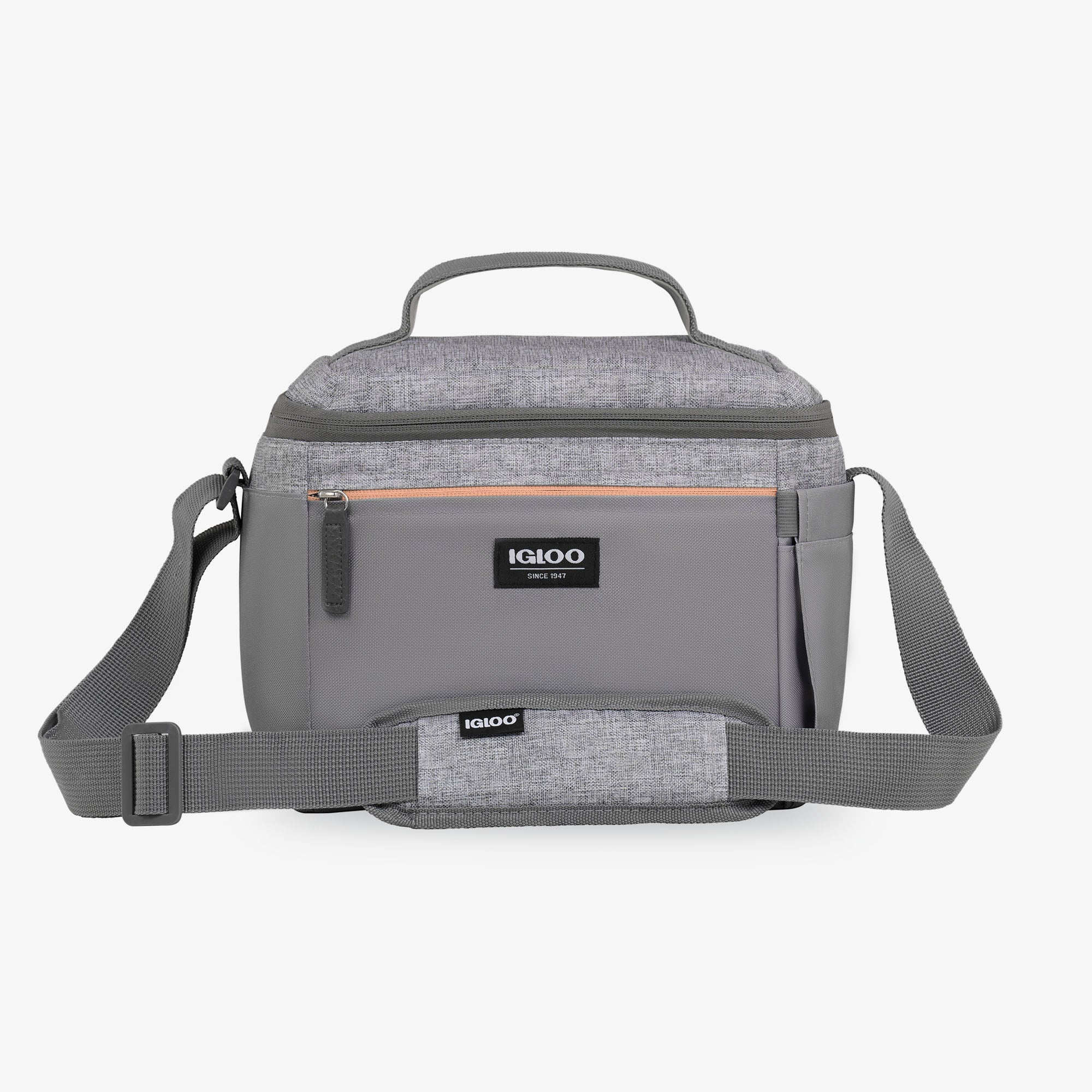 Everyday Lunch Rounded Cube Cooler Bag P5 - Gray - Front View