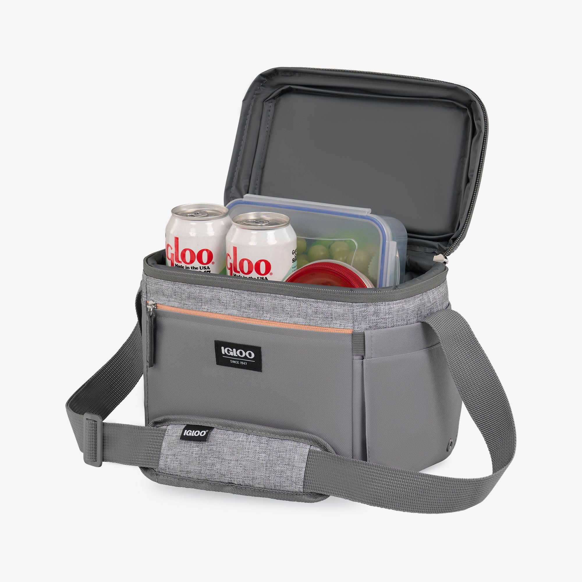 Everyday Lunch Rounded Cube Cooler Bag P5 - Gray - Product View