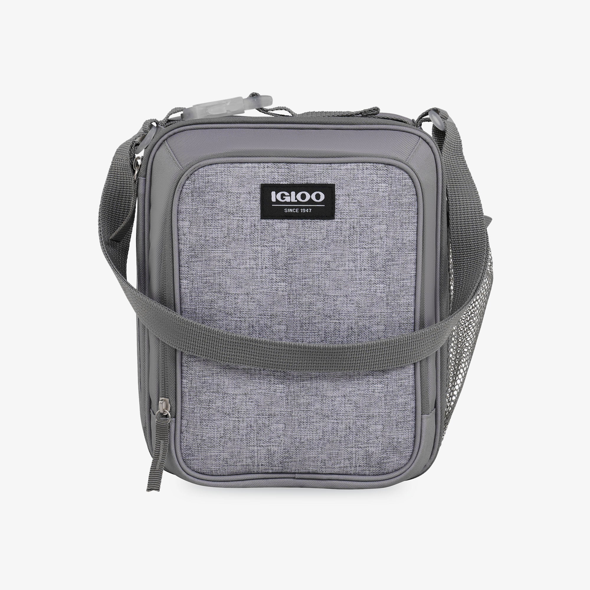 Kids Everyday Lunch Vertical Cooler Bag R5 - Gray - Front View
