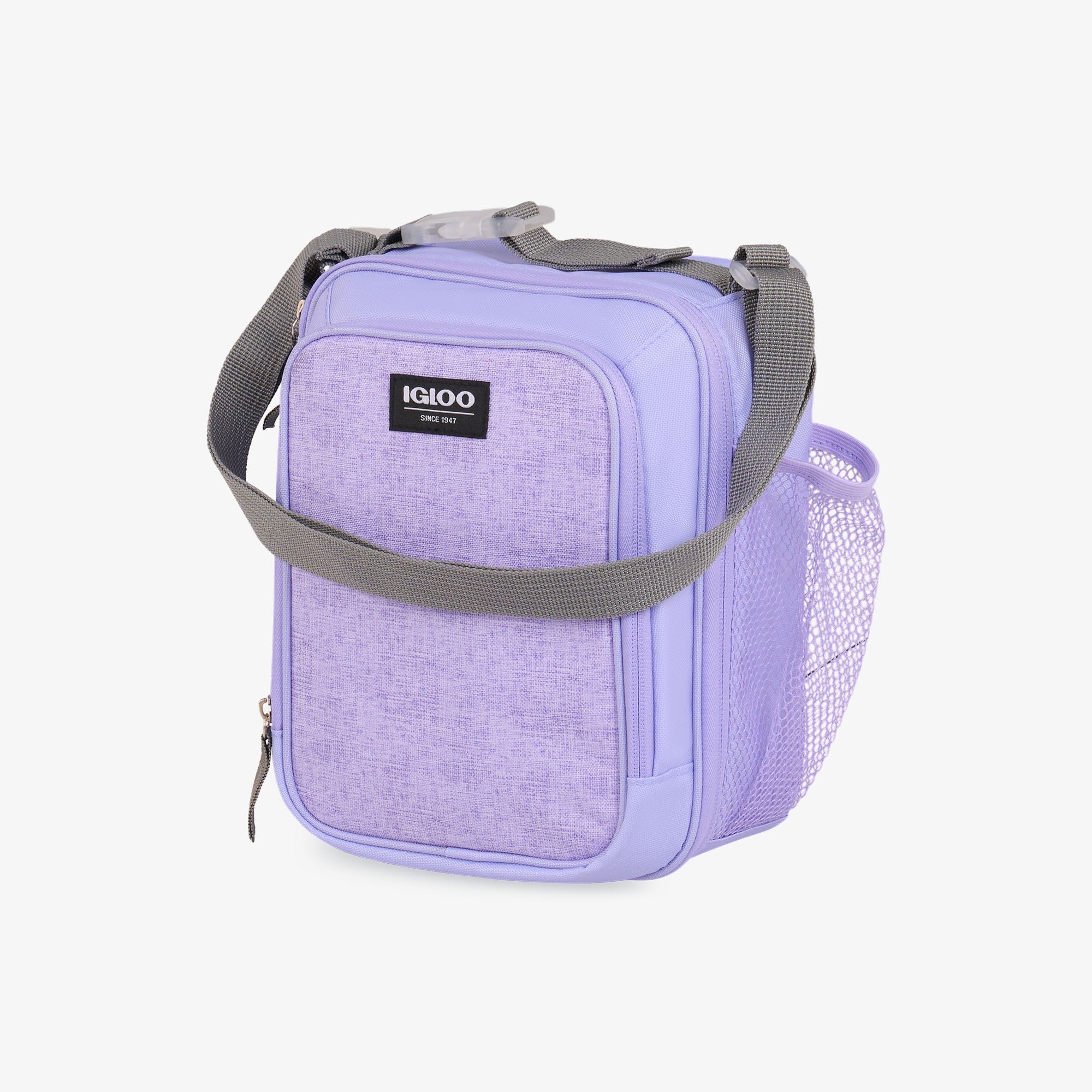 Kids Everyday Lunch Vertical Cooler Bag R5 - Lilac - Product View