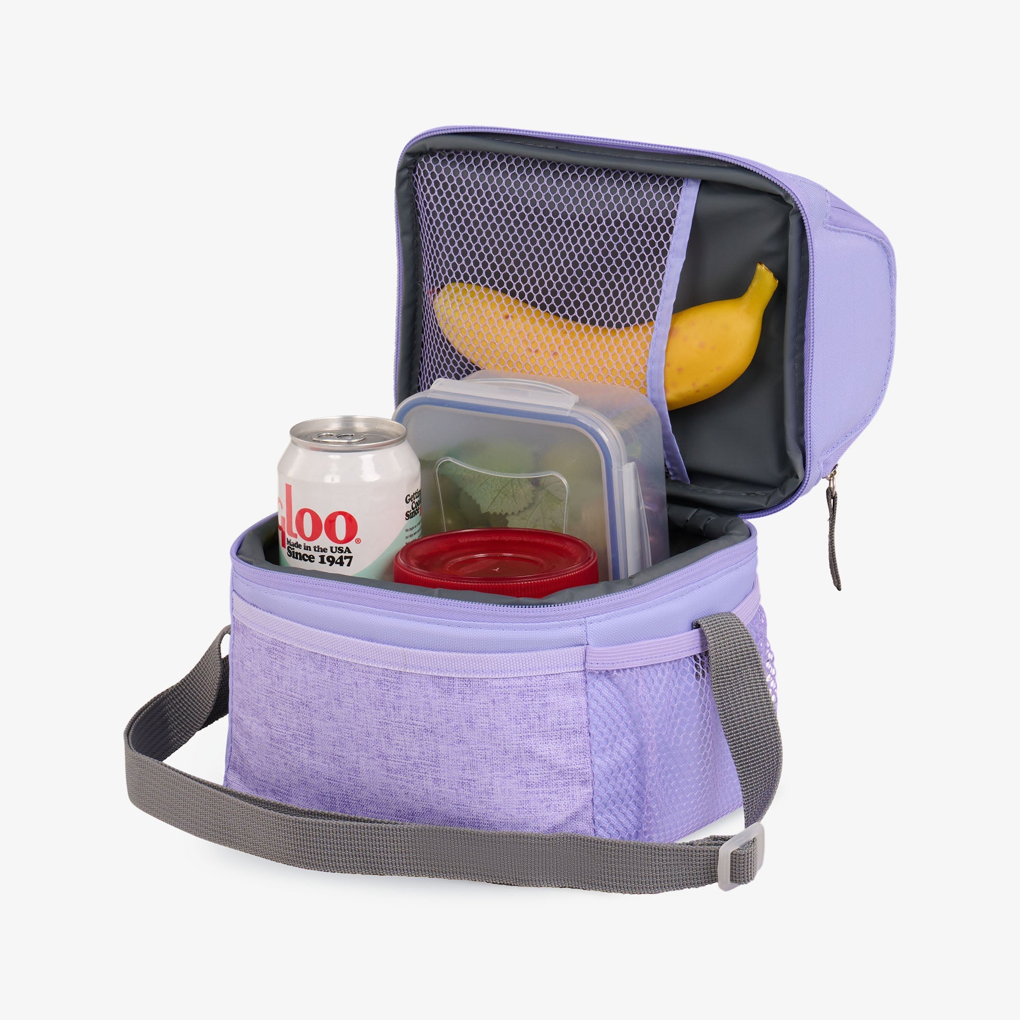 Kids Everyday Lunch Gripper Cooler Bag K9 - Lilac - Product View