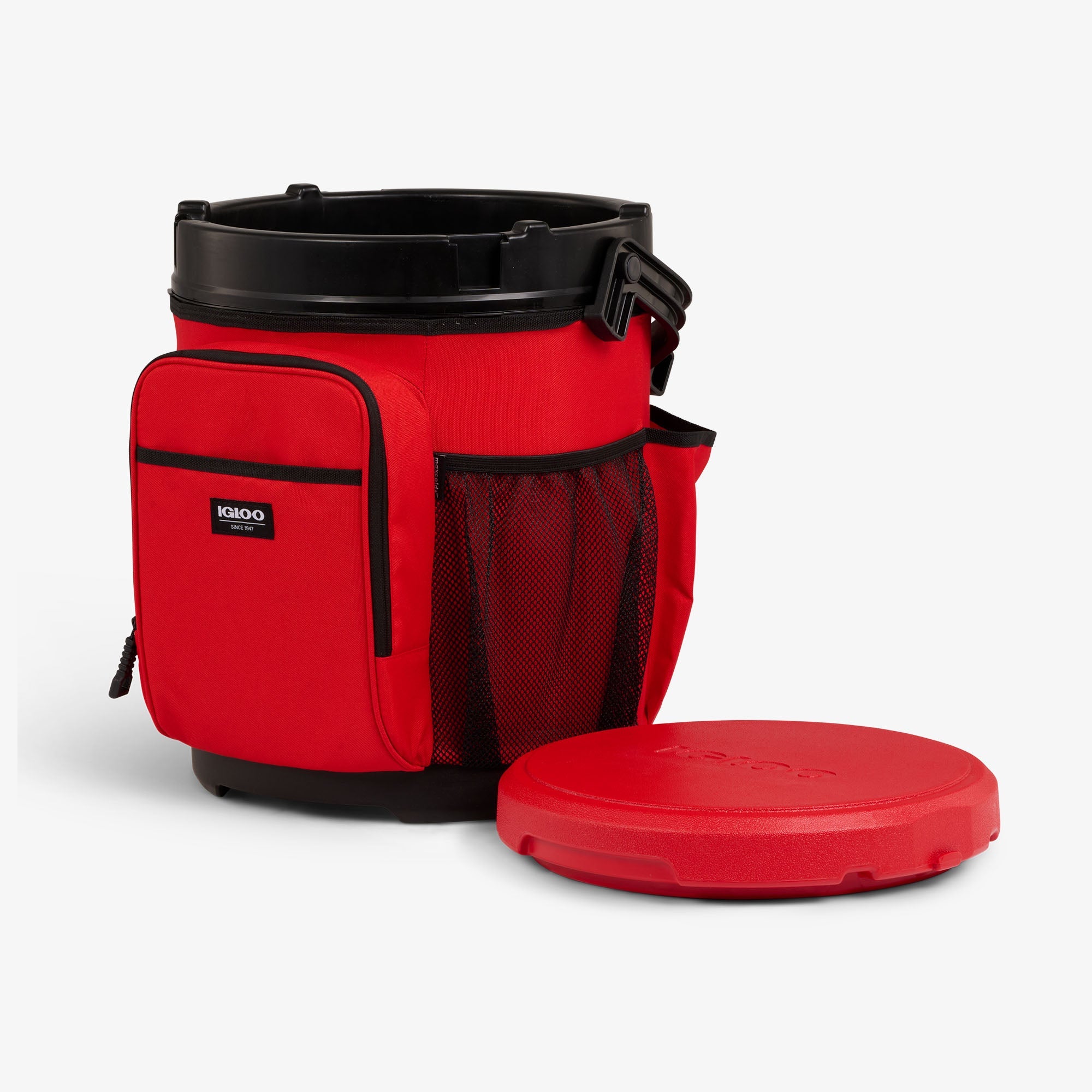 20 Qt Cooler Bucket N3 - Red Heat - Open View
