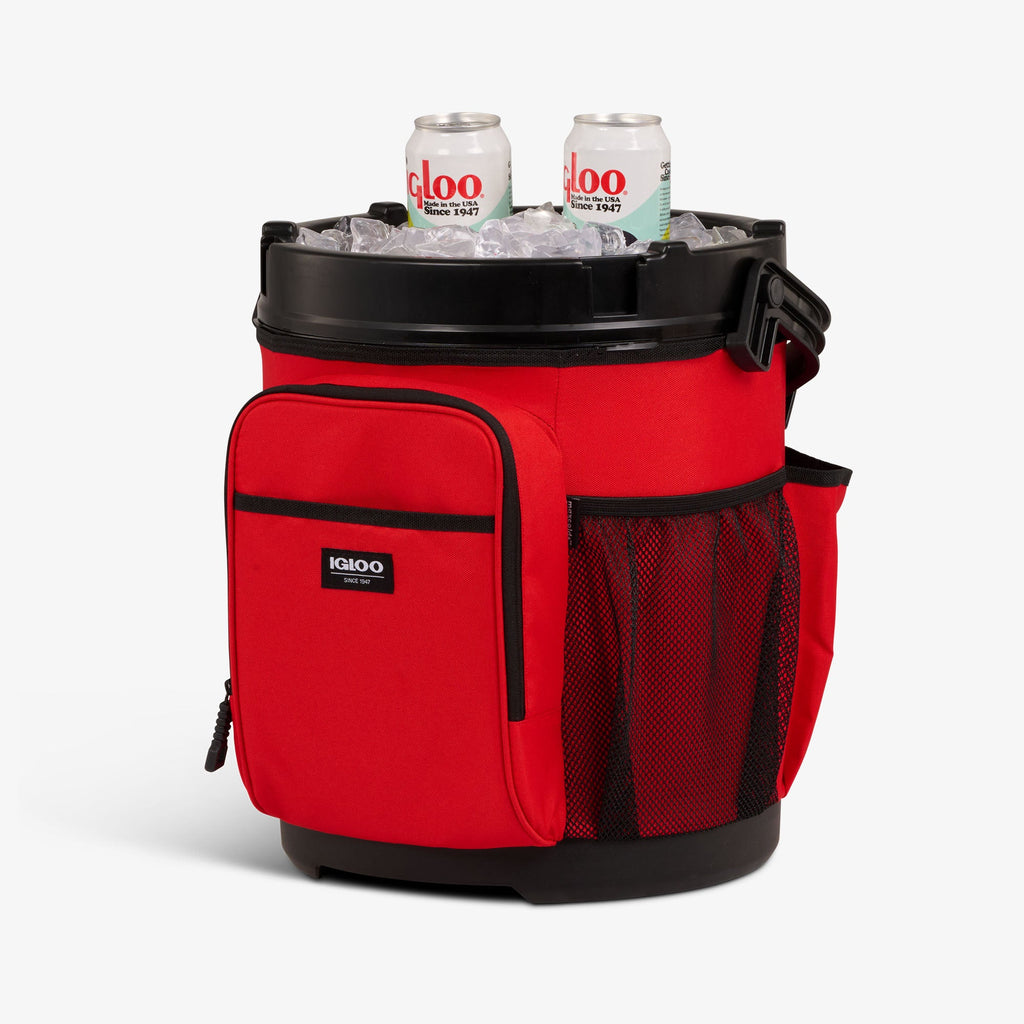 20 Qt Cooler Bucket N3 - Red Heat - Product View
