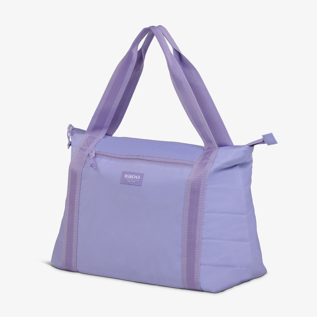 Packable Puffer 20-Can Cooler Bag R2 - Lilac - Product View