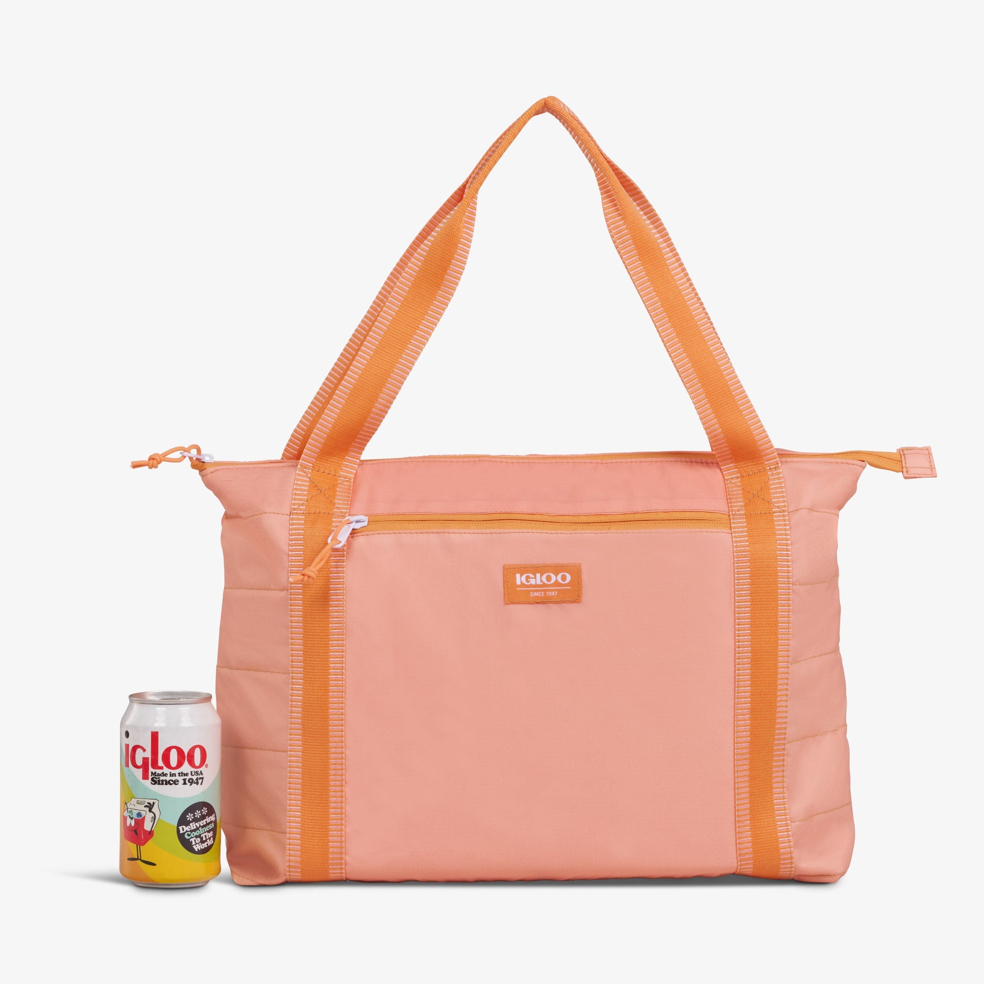 Packable Puffer 20-Can Cooler Bag R2 - Apricot - Size View