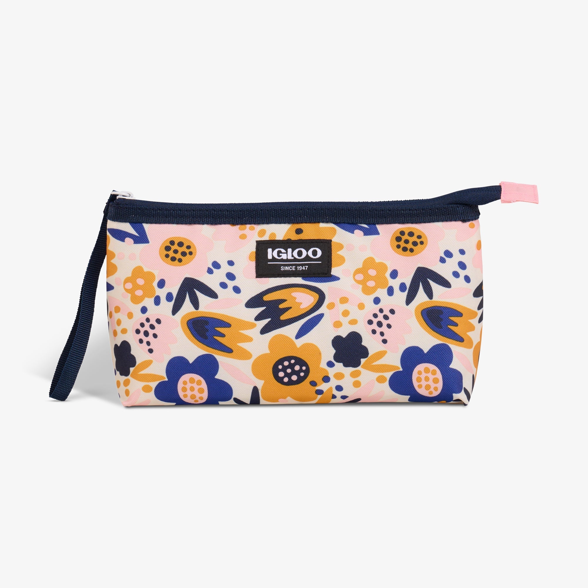 Kids Lunch Snack Bag A5 - Floral - Front View