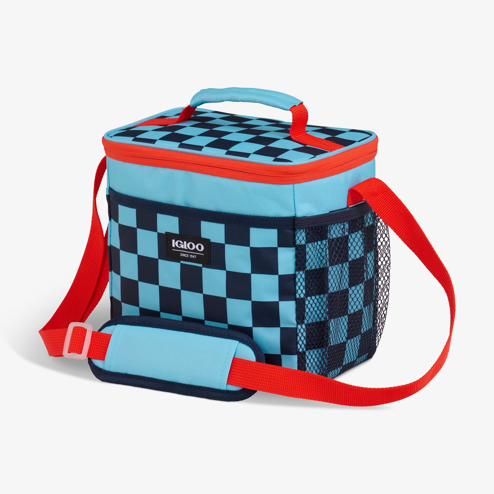 Kids Square Lunch Bag W5 - Checkers - Product View