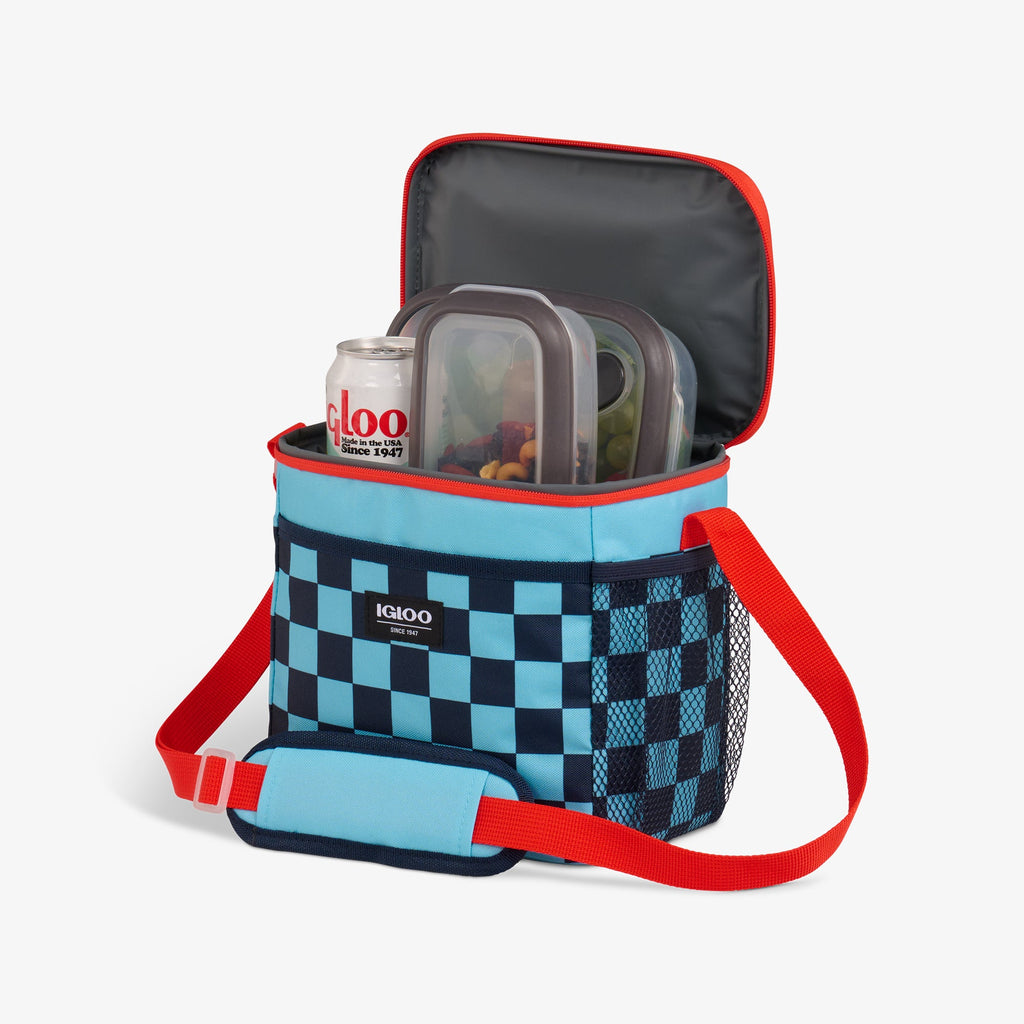 Kids Square Lunch Bag W5 - Checkers - Product View