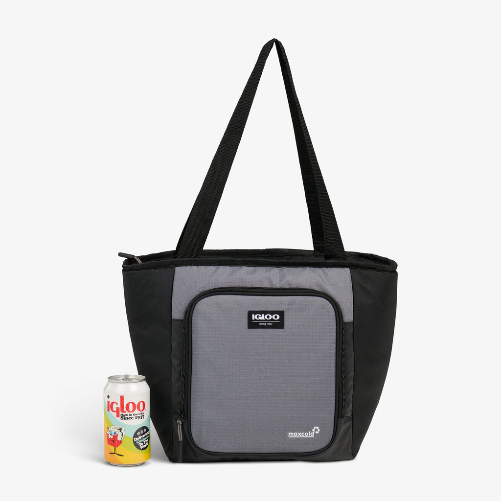 Latitude 16-Can Tote Cooler V8 - Carbonite - Size View