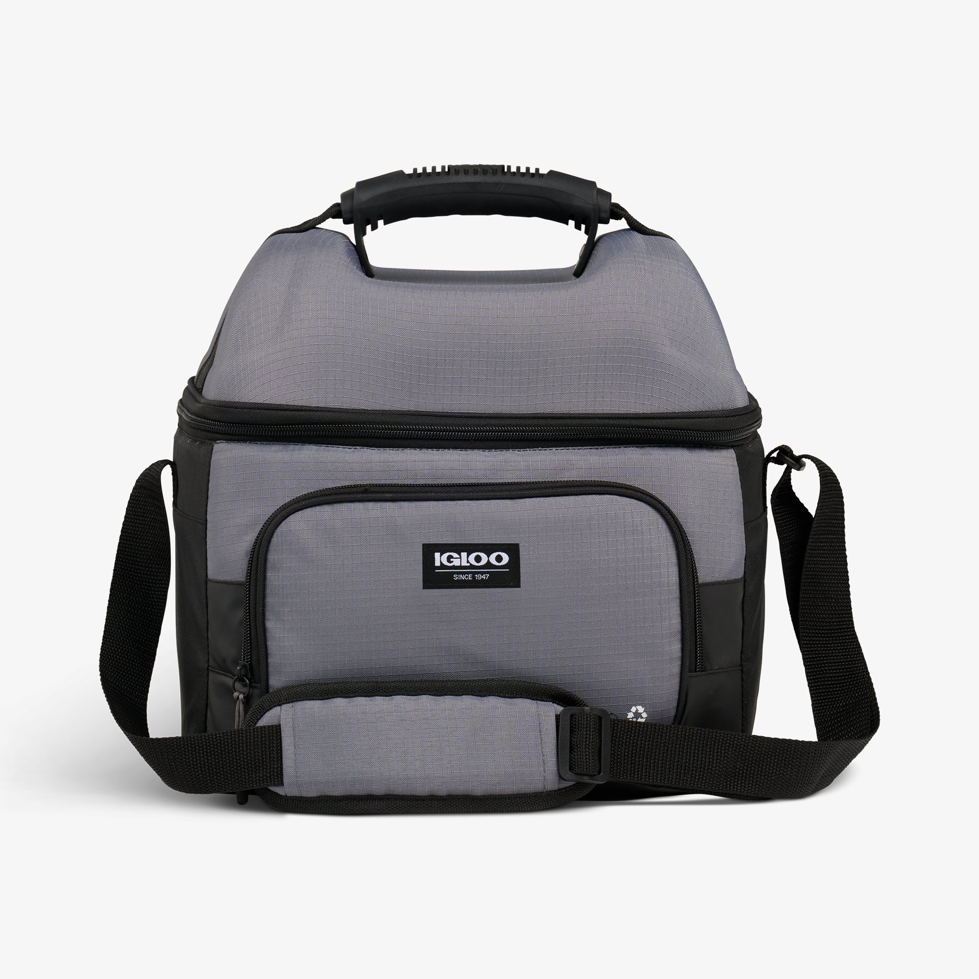 Latitude Hardtop Gripper 22-Can Cooler Bag C8 - Carbonite - Front View