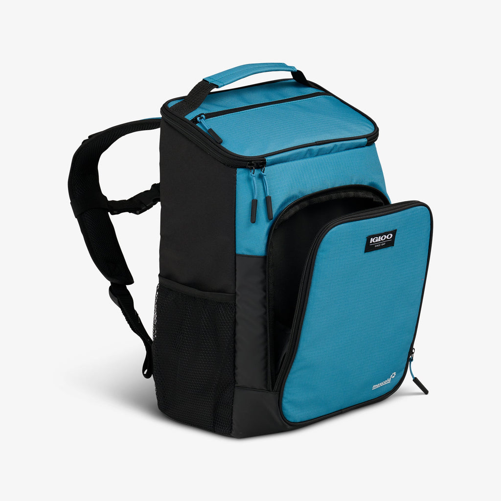 Latitude Top Grip 24-Can Backpack M1 - Modern Blue - Open View