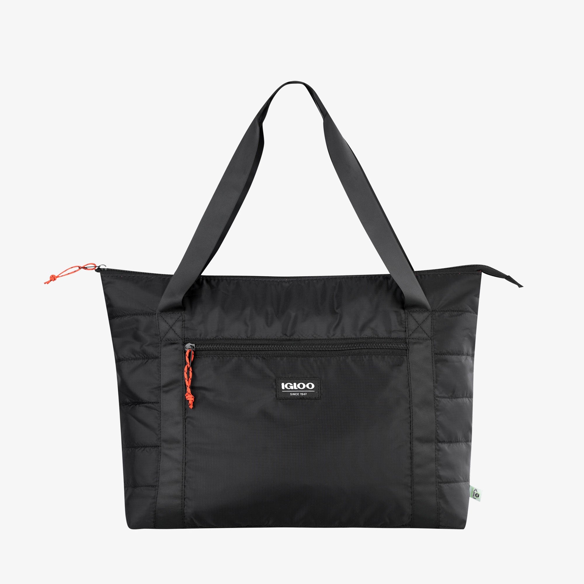 Packable Puffer 20-Can Cooler Bag R2 - Black - Product View