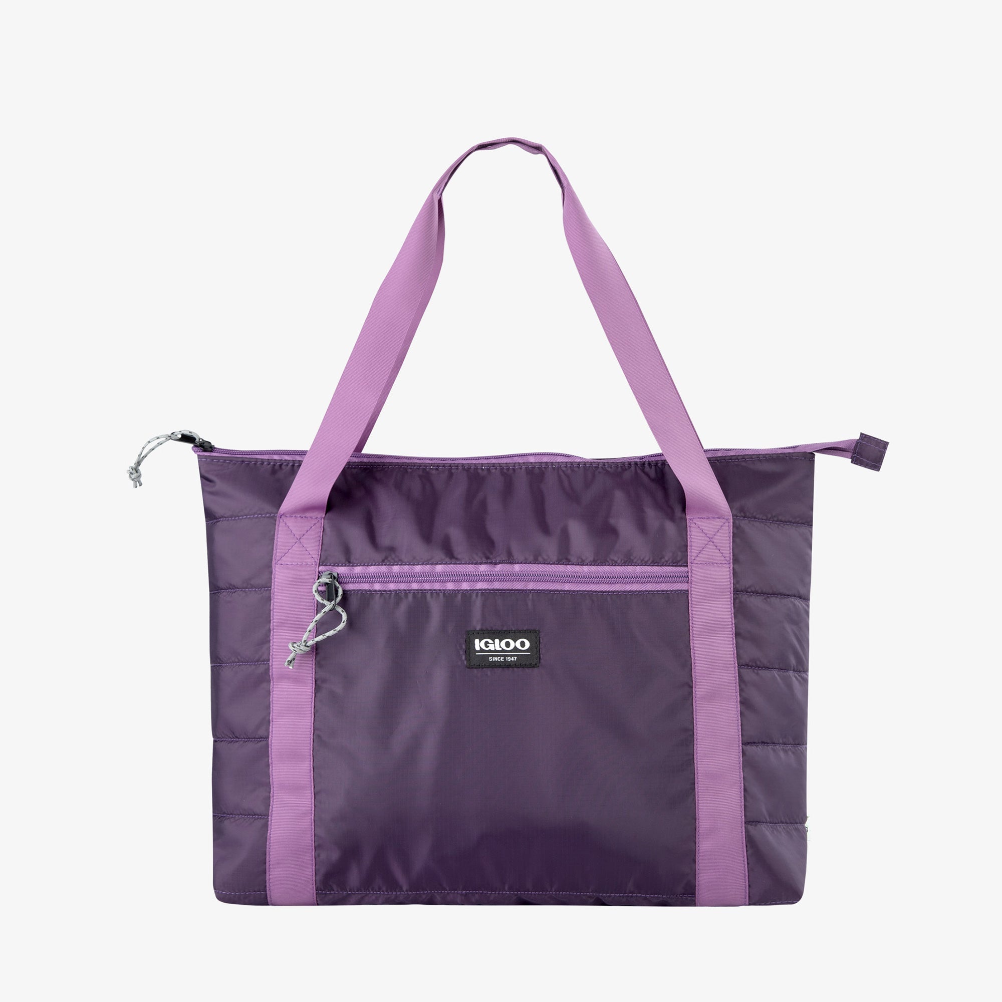 Packable Puffer 20-Can Cooler Bag R2 - Eggplant - Product View