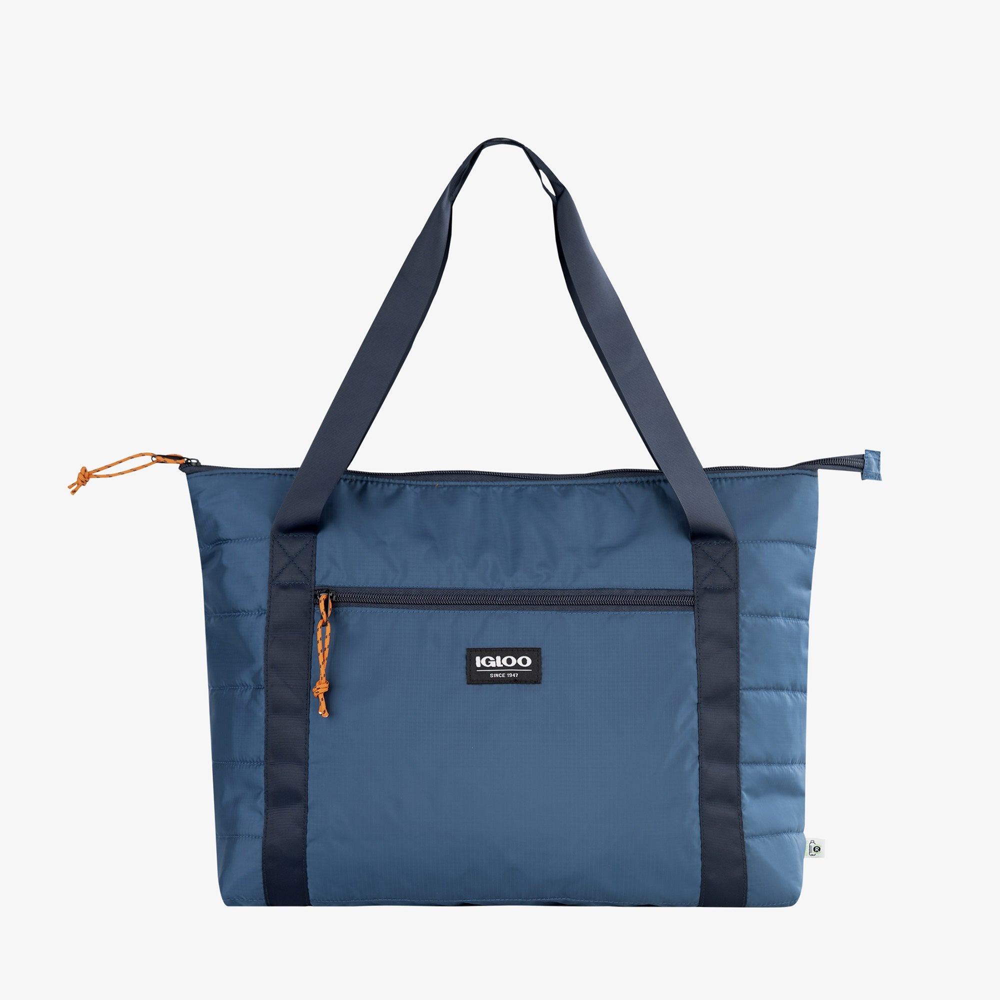 Packable Puffer 20-Can Cooler Bag R2 - Denim - Product View