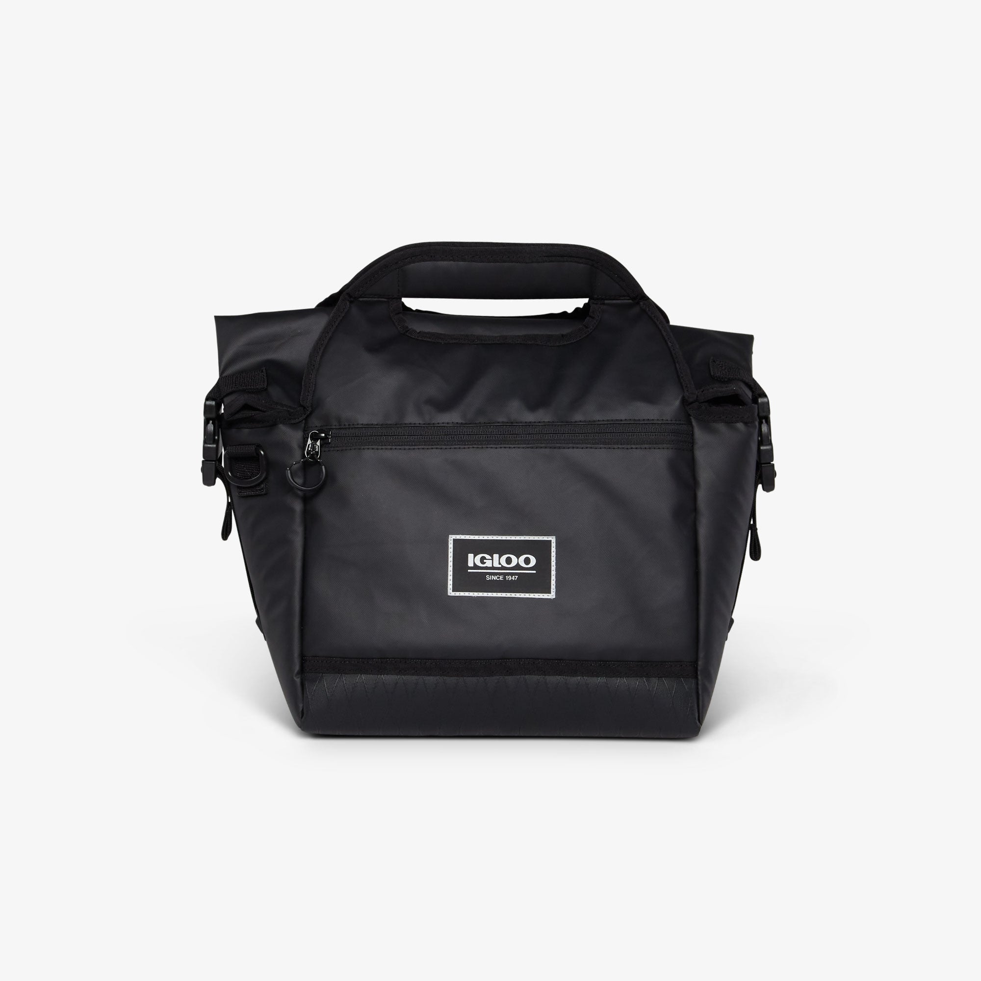 Pursuit 16-Can Lunch Bag E8 - Black - Front View