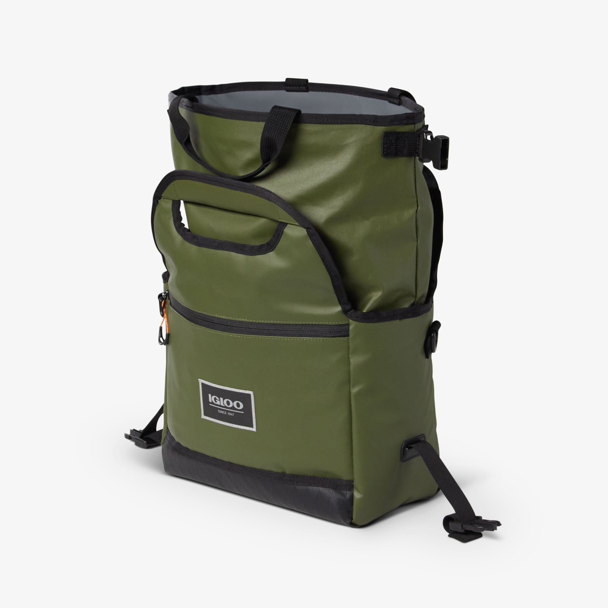 Pursuit 16-Can Lunch Bag E8 - Chive - Open View