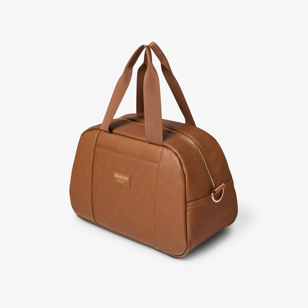 Igloo Luxe® Satchel Cooler Bag G4 - Cognac - Product View