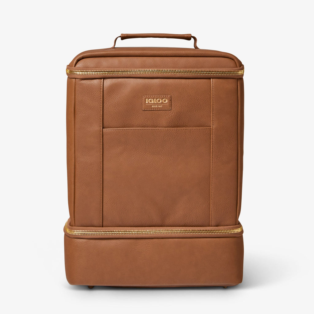 Igloo Luxe® Dual Compartment Backpack M3 - Cognac - Product View