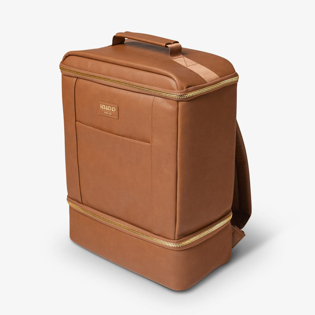 Igloo Luxe® Dual Compartment Backpack M3 - Cognac - Product View